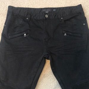 Men Decibel Black Jeans Size 40x32